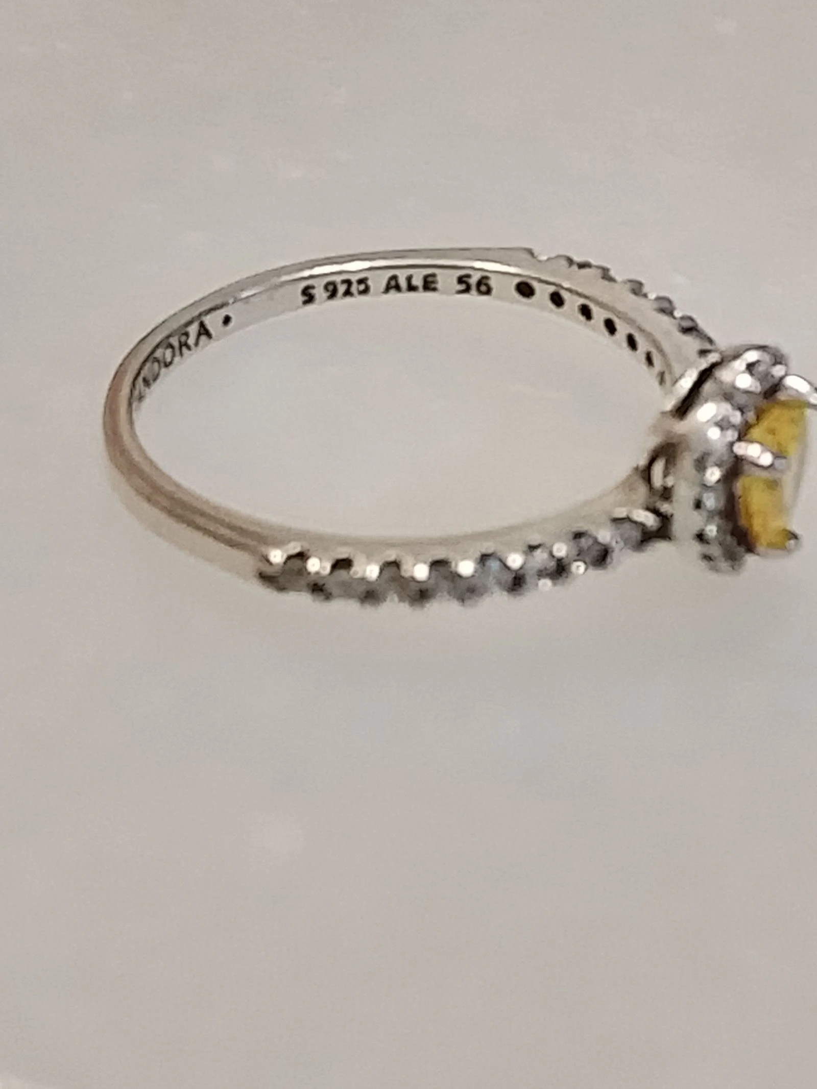 Anel Pandora prata tamanho 58 19mm – photo 2